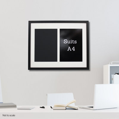Multi Aperture Photo Frame. Designed to Display two A4 Certificates ...