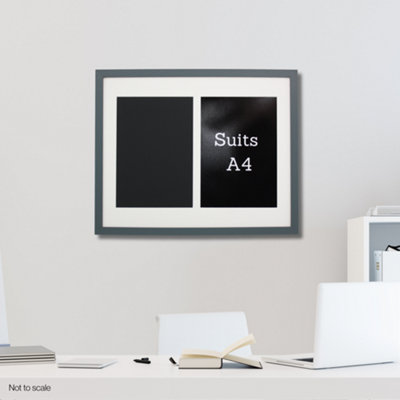 Multi Aperture Photo Frame. Designed to Display two A4 Certificates ...