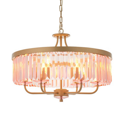 Pink deals light fitting