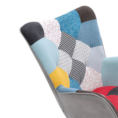 Multi-Color Rocking Occasional Lounge Bedroom Rocker Chair