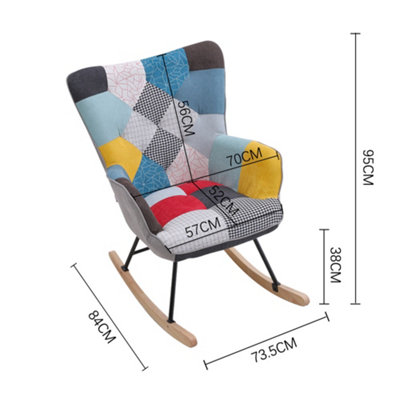 Patchwork Chair 版画 Vintage KNIT Patchwork CHAIR 新品未使用品 | CtoC TOKYO