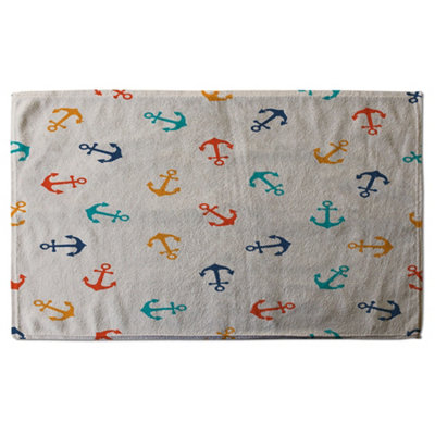 Multi Coloured Anchors (Bath Towel) / Default Title