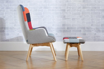 Multi Coloured Armchair Birlea Sloane Easy Fireside Chair