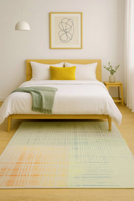 MULTI FACET Contemporary Geometric Rug,Multicolour