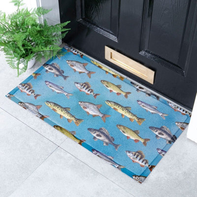 Multi Fishes Indoor & Outdoor Doormat (70 x 40cm)