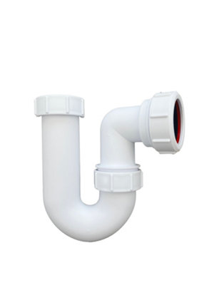 Multi-fit Swivel P Trap 32mm (1.1/4') Sink Waste Pipe Trap, BS EN 274-1:2002 Compliant. EPDM Sealing Washer. FREE DELIVERY