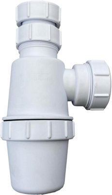 Multi-fit Telescopic Adjustable Bottle Trap - 40mm (1.1/2') Basin Waste Sink Waste Kit, Sink Waste, BS EN2574-1. FREE DELIVERY