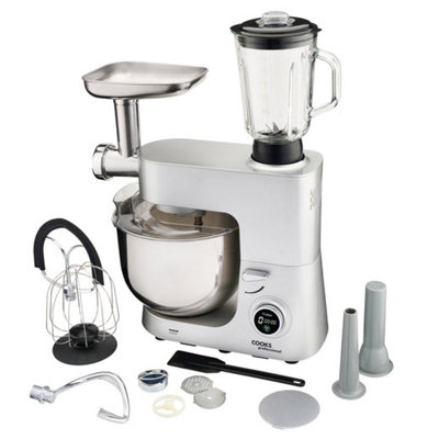 Multi-Function Stand Mixer 1800W with 8L Metal Bowl, Accessory Kit ...