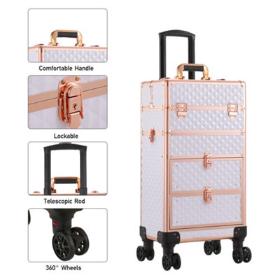 Multi-storey Cosmetic on sale Case Makeup Trolley Beauty Box