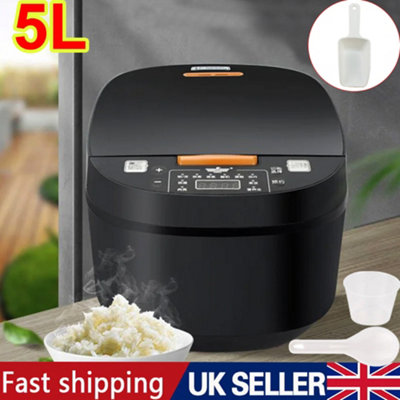 Multi-functional 5L Non-Stick Rice Cooker Appointment Timing Heating High-fire