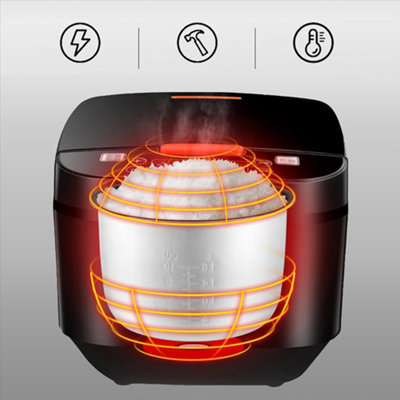 Multi-functional 5L Non-Stick Rice Cooker Appointment Timing Heating High-fire