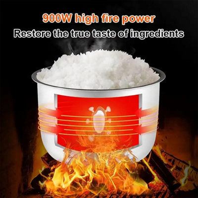Multi-functional 5L Non-Stick Rice Cooker Appointment Timing Heating High-fire