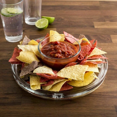 Multi Functional 6in1 Clear Cake Stand Dome Platter Dip Server Punch Salad Bowl - 5