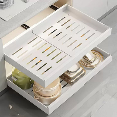 Multi-Functional Drawer Type Metal Cabinet Organizer