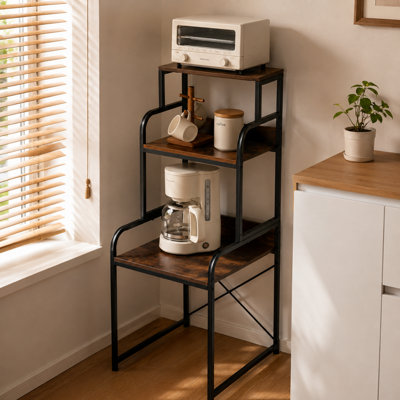 Multi-Functional Over Mini Fridge Stand with Storage