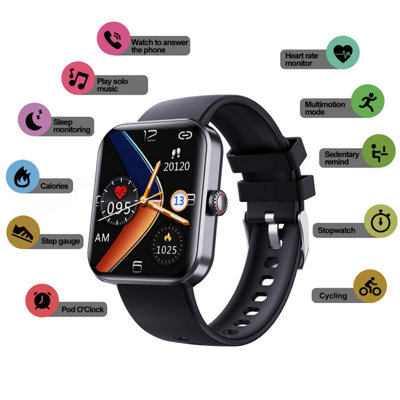 Multi Functional Smart Health Monitoring Watch with App Connectivity ...