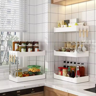 Multi-Layer Kitchen Spice Rack Countertop Seasoning Organizer & Storage ...