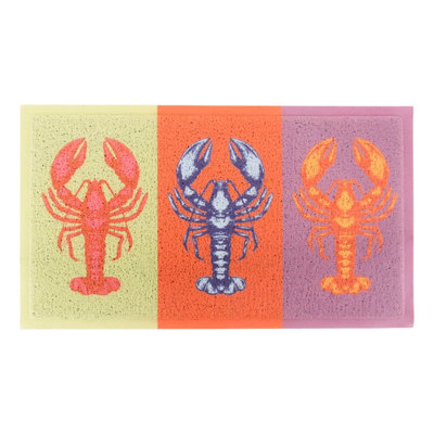 Multi Lobsters Doormat (70 x 40cm) - 3