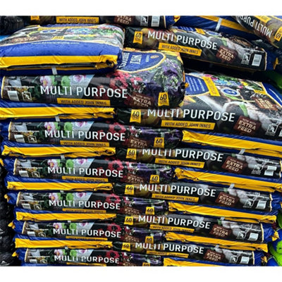 Multi Pack Buy - 3 Bags - Multipurpose with John Innes Compost - 60 L ...