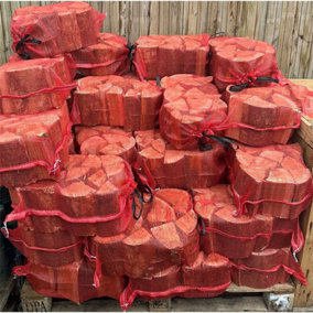 Multi Pack Buy - 4 Bags - Softwood Firewood Logs - Red Sack