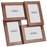 Multi Picture Aperture 6" x 4" Photo Frame Wood