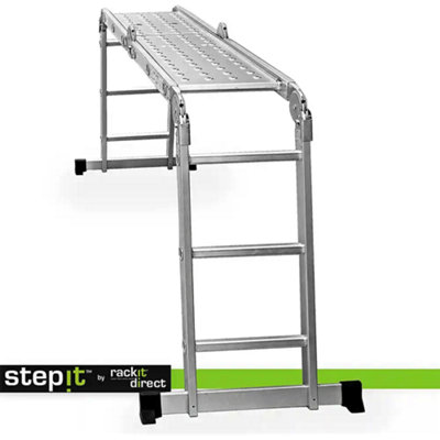 Multi-Purpose Ladder, 4x4 Tool Tray & Platforms, 150kg, 2-Year Warranty