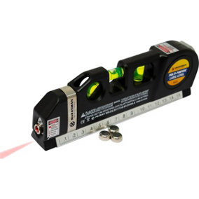 Multi-Purpose Laser Level Wall Spirit Measuring Line Hand Tool