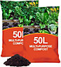 Multi Purpose Specially Formulated Nutrient Rich Compost - 100L