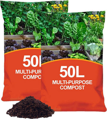 Multi Purpose Specially Formulated Nutrient Rich Compost - 100L