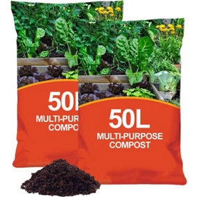 Multi Purpose Specially Formulated Nutrient Rich Compost - 100L
