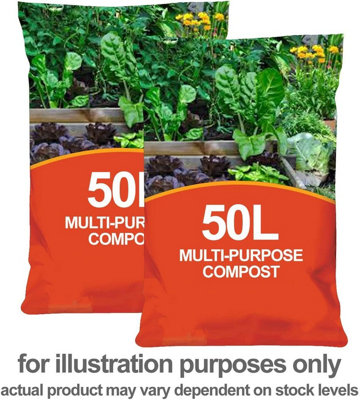 Multi Purpose Specially Formulated Nutrient Rich Compost - 100L