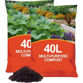 Multi Purpose Specially Formulated Nutrient Rich Potting Compost - 80L