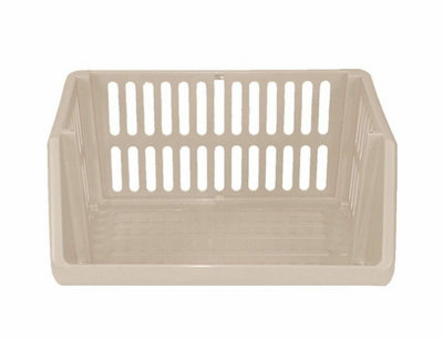 Multi-Purpose Stacking Basket 35cm - Cream