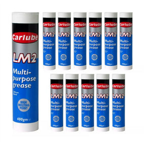 Multi Purpose Wheel Bearing Lithium Lm2 Based Grease Lubricant 400g  x12