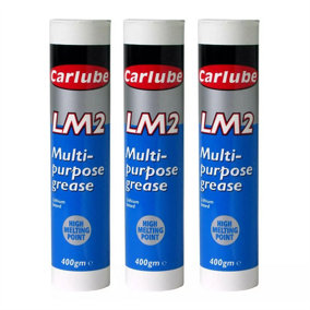 Multi Purpose Wheel Bearing Lithium Lm2 Based Grease Lubricant 400g  x3
