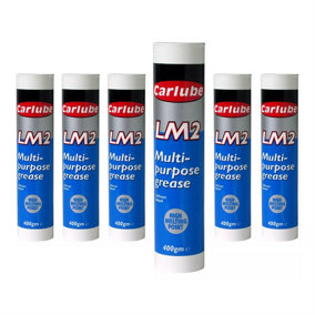 Multi Purpose Wheel Bearing Lithium Lm2 Based Grease Lubricant 400g  x6