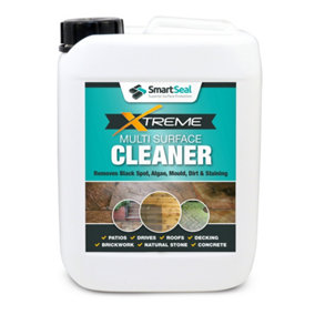 Multi-Surface Cleaner Xtreme, High-Performance External Cleaner for Natural Stone, Block Paving and Paving Slabs, 5L