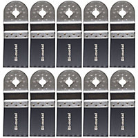 Multi Tool Blades 35mm Wide Bi-Metal For Wood, Plastic And Soft Metals 10 pack by Ufixt