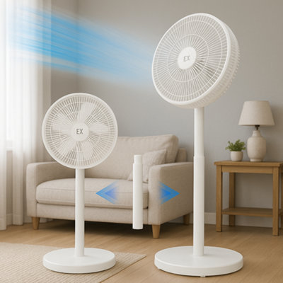Multi-Use Adjustable Oscillating Pedestal Fan Desk Fan