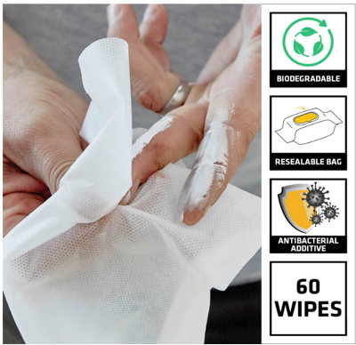 Multi-Use Wonder Wipes - Biodegradable  - Pack of 60