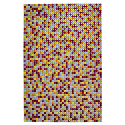 Multi Wool Funky Handmade Modern Easy To Clean Dotted Geometric ...