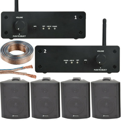 Bluetooth multi best sale room speaker system