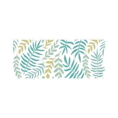 Multicolor Leafs And Branches Glass Bathroom Splashback