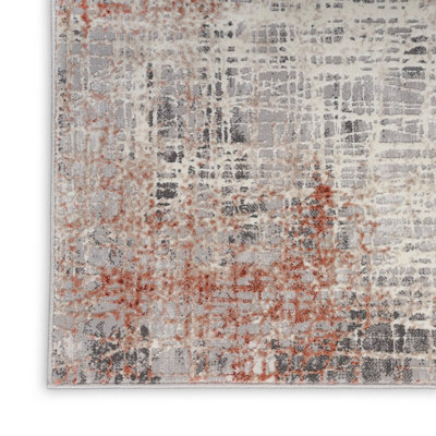 Multicolored Modern Abstract Rug for Living Room, Bedroom - 66 X 229 ...