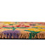 Multicoloured 'Hello' Floral Floor Mat 45cm x 75cm