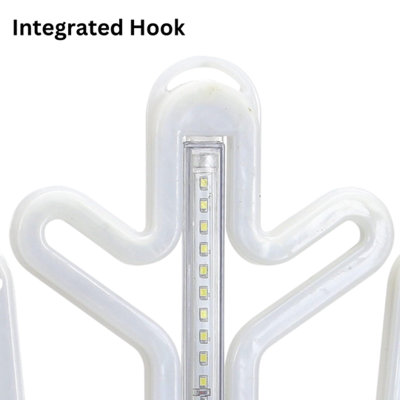 Multicoloured LED Snowflake Rope Light