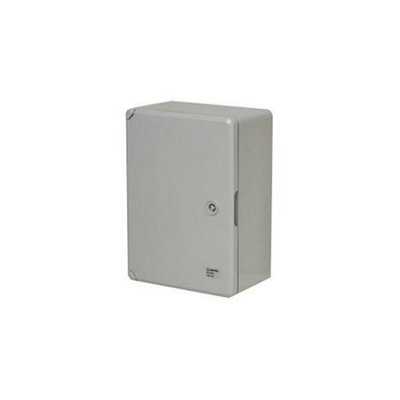 MULTICOMP PRO - Grey ABS Enclosure, Lockable Solid Door 200 x 300 x 130mm