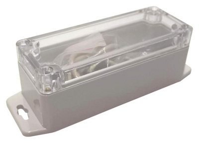 MULTICOMP PRO - IP65 polycarbonate Enclosure with Flanges, 35x90x35mm, Clear Lid