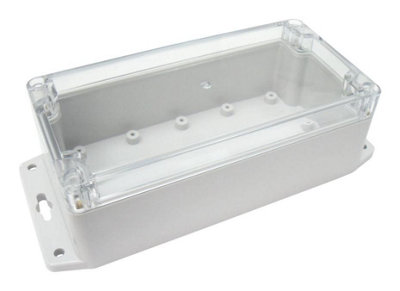 MULTICOMP PRO - IP65 Polycarbonate Enclosure with Flanges, 55x160x80mm, Clear Lid