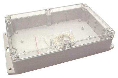 MULTICOMP PRO - IP65 Polycarbonate Enclosure with Flanges, 55x222x146mm, Clear Lid Price Comparisons | Compare The Build
